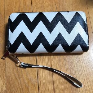 Clutch wallet wristlet